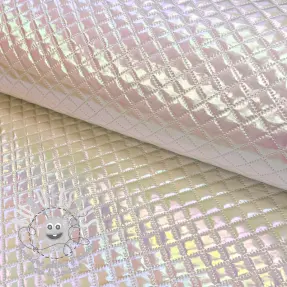Tissu matelassé Fancy diamonds offwhite