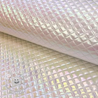 Tissu matelassé Fancy diamonds offwhite