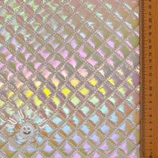 Tissu matelassé Fancy diamonds offwhite