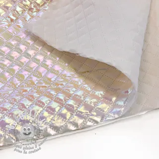 Tissu matelassé Fancy diamonds offwhite