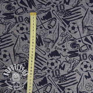 Sweat envers minkee Sports grey melange