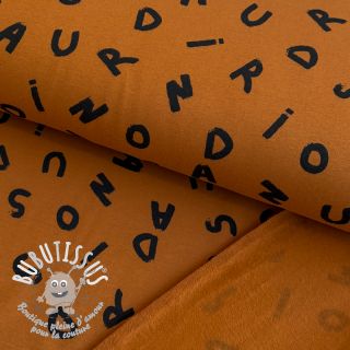 Sweat envers minkee SOFT Letters hazel