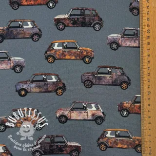 Tissu déco Cars blue shadow digital print