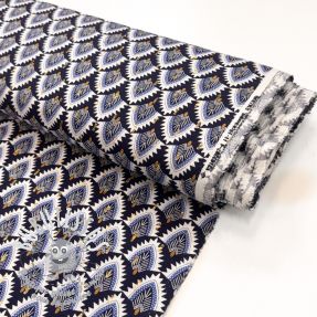 Viscose LUREX Bohemian navy