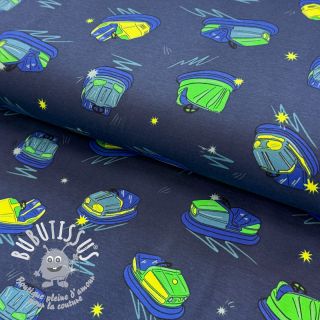 Jersey NEON Bumper cars midnight blue