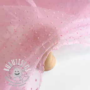 Tulle pour jupe tutu DOTS pink