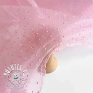 Tulle pour jupe tutu DOTS pink