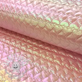 Tissu matelassé Fancy hearts light pink