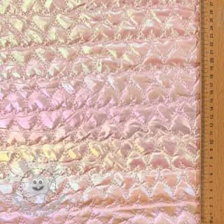 Tissu matelassé Fancy hearts light pink