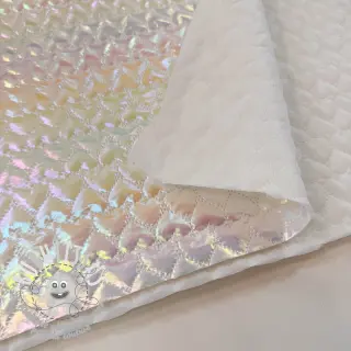 Tissu matelassé Fancy hearts baby pink