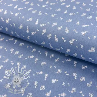 JEANS STRETCH Small retro flowers jeans