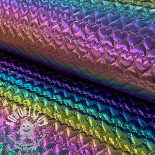 Tissu matelassé Fancy hearts multi