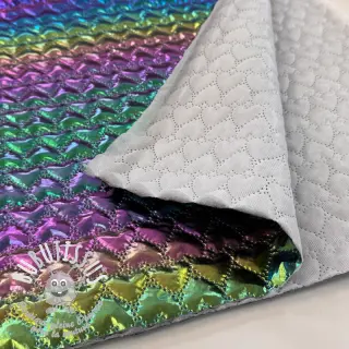 Tissu matelassé Fancy hearts multi