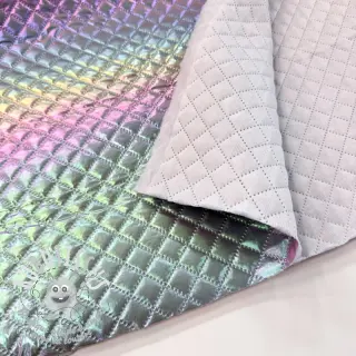 Tissu matelassé Fancy diamonds light blue
