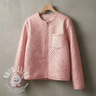 Tissu matelassé Fancy diamonds light pink
