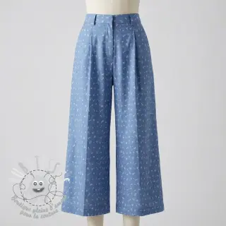 JEANS STRETCH Small retro flowers jeans