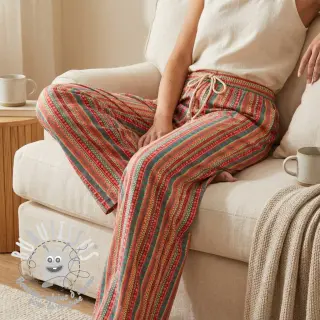 Tissu coton Bubble Stripe design A digital print
