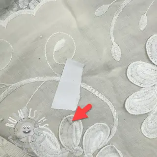 Tissu coton EMBROIDERY Bellagio cream 2nd class
