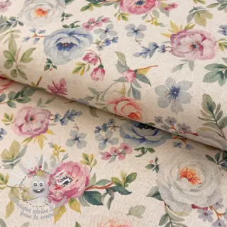 Tissu déco Linenlook Romance digital print