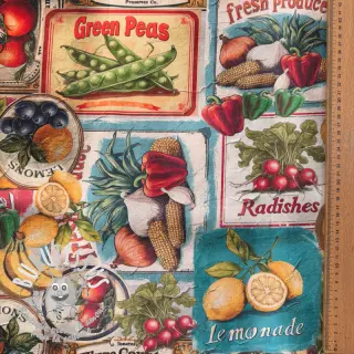 Tissu déco Vegetables digital print