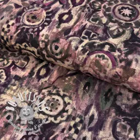 Tissu déco Abstract burgundy digital print