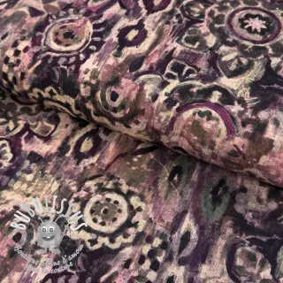 Tissu déco Abstract burgundy digital print