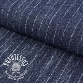 JEANS DENIM Stripe in stripe indigo