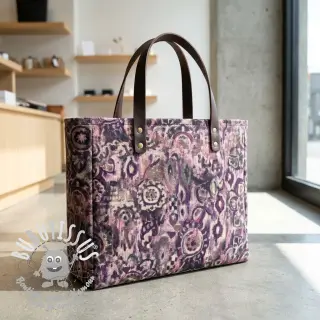 Tissu déco Abstract burgundy digital print