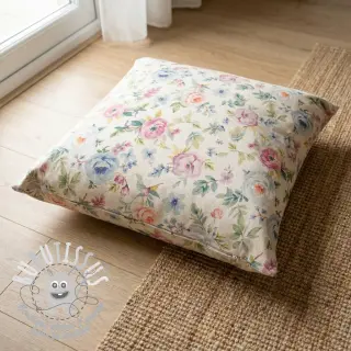 Tissu déco Linenlook Romance digital print