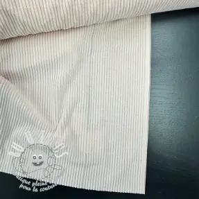 Tissu velours cotelé 6W COTTON TOUCH rose 2nd class