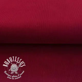 Tissu velours cotelé fin dark red