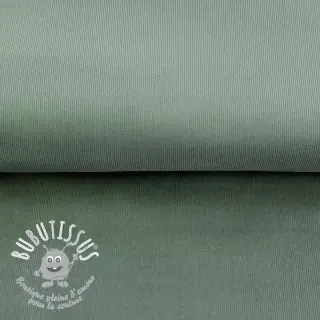 Tissu velours cotelé fin sage