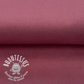 Tissu velours cotelé fin dark rose