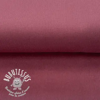 Tissu velours cotelé fin dark rose