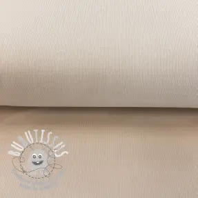 Tissu velours cotelé fin beige