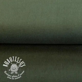 Tissu velours cotelé fin army green