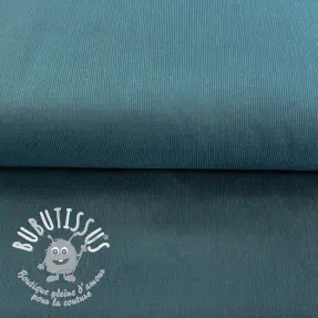 Tissu velours cotelé fin teal