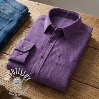 Tissu velours cotelé fin lavender
