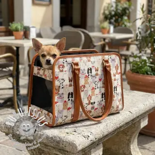 Tissu déco Linenlook Dog Dress Up