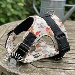 Tissu déco Linenlook Dog Dress Up