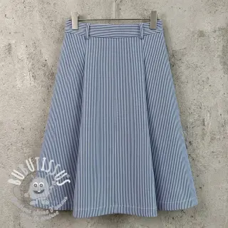 JEANS DENIM 8.5 OZ Small stripe blue