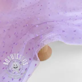 Tulle pour jupe tutu DOTS lilac
