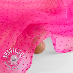 Tulle pour jupe tutu DOTS dark blue