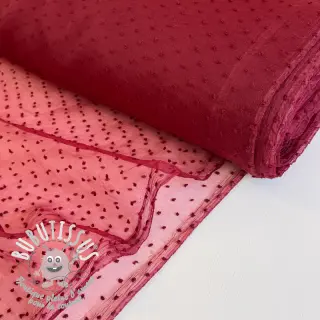 Tulle pour jupe tutu DOTS bordeaux