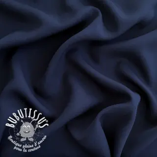 Lyocell navy blue