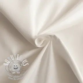 Tissu coton TWILL Mango off white