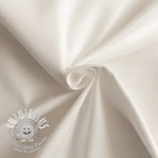 Tissu coton TWILL Mango off white