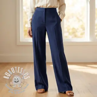 Lyocell navy blue
