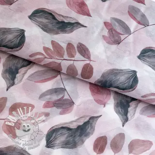 Lyocell avec lin et soie Retro Flowers design B