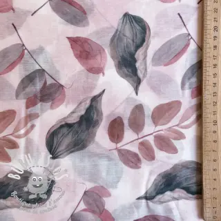 Lyocell avec lin et soie Retro Flowers design B